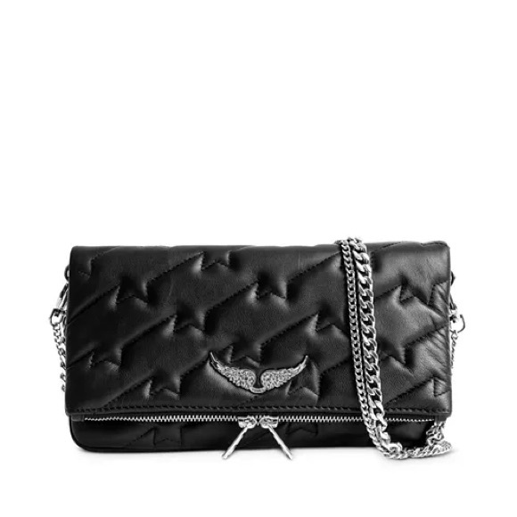 Zadig & Voltaire Quilted Leather Chain Strap Handbag - Picture 1 of 4